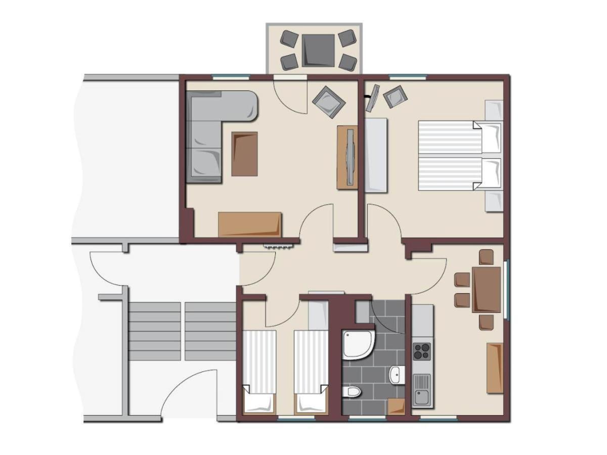 Haus Auguste, Kormoran Apartment รอสต็อค ภายนอก รูปภาพ